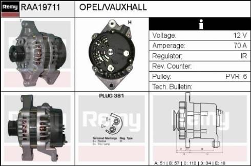 Remy RAA19711 - Alternatore autozon.pro