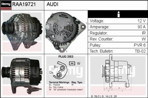 Remy RAA19721 - Alternatore autozon.pro