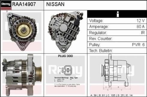 Remy RAA14907 - Alternatore autozon.pro