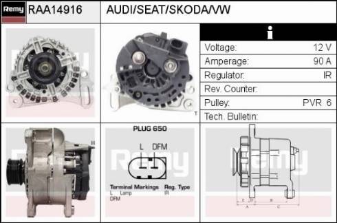 Remy RAA14916 - Alternatore autozon.pro