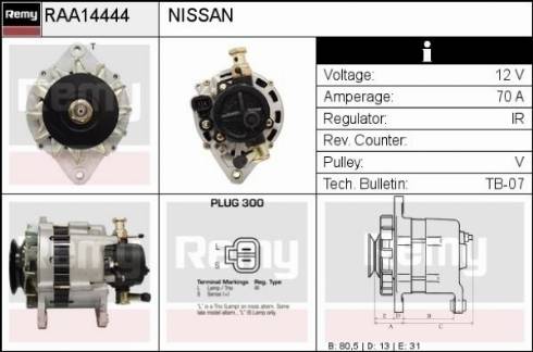 Remy RAA14444 - Alternatore autozon.pro