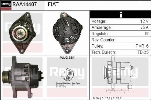 Remy RAA14407 - Alternatore autozon.pro