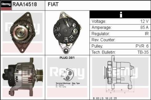 Remy RAA14518 - Alternatore autozon.pro