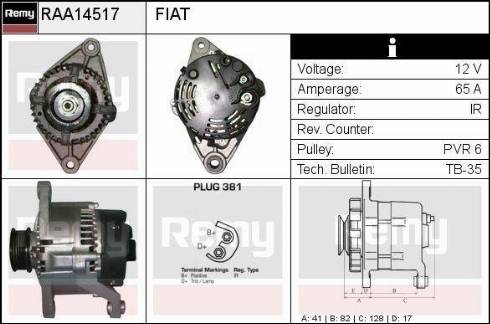 Remy RAA14517 - Alternatore autozon.pro