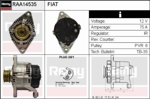 Remy RAA14535 - Alternatore autozon.pro