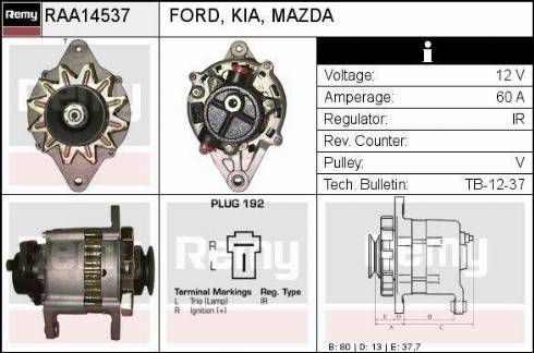 Remy RAA14537 - Alternatore autozon.pro