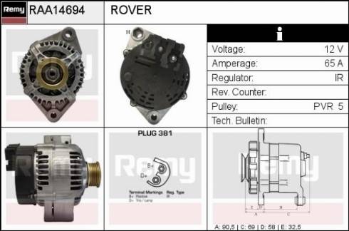 Remy RAA14694 - Alternatore autozon.pro