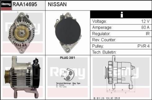 Remy RAA14695 - Alternatore autozon.pro