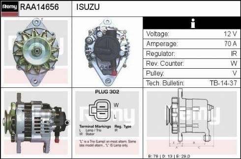 Remy RAA14656 - Alternatore autozon.pro