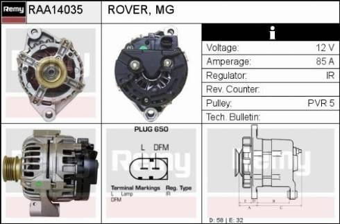 Remy RAA14035 - Alternatore autozon.pro