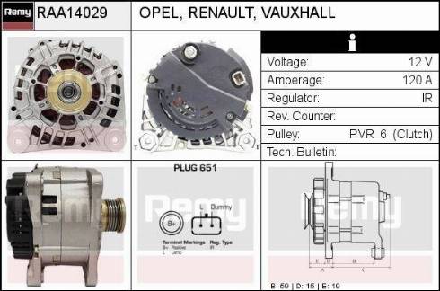 Remy RAA14029 - Alternatore autozon.pro