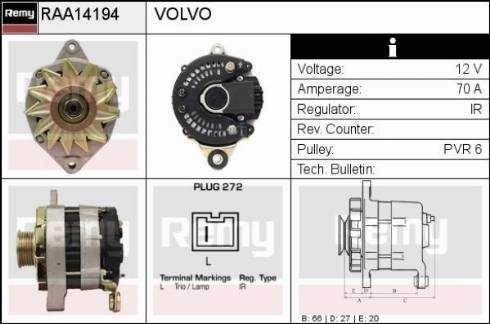 Remy RAA14194 - Alternatore autozon.pro