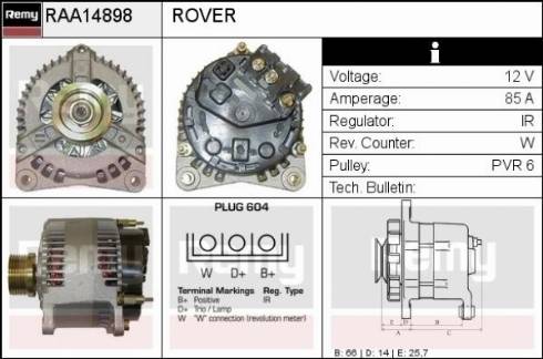 Remy RAA14898 - Alternatore autozon.pro