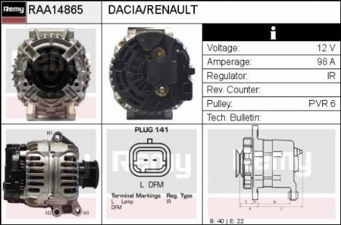 Remy RAA14865 - Alternatore autozon.pro