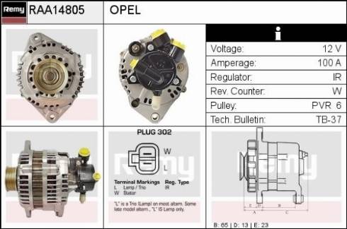 Remy RAA14805 - Alternatore autozon.pro