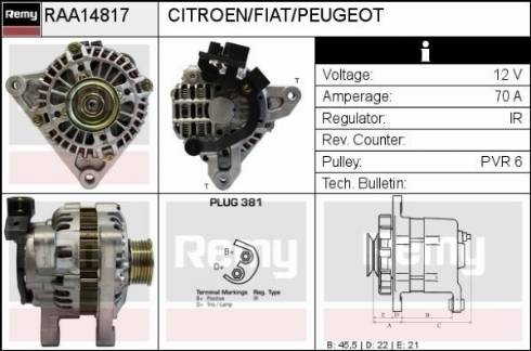 Remy RAA14817 - Alternatore autozon.pro