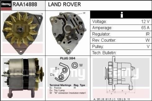 Remy RAA14888 - Alternatore autozon.pro