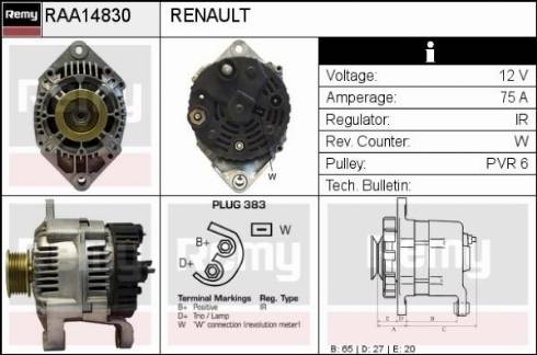 Remy RAA14830 - Alternatore autozon.pro