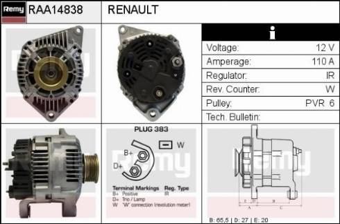 Remy RAA14838 - Alternatore autozon.pro