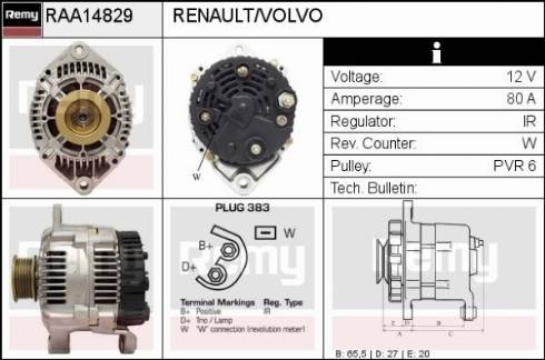 Remy RAA14829 - Alternatore autozon.pro