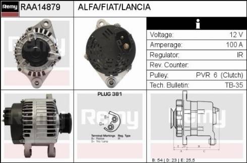 Remy RAA14879 - Alternatore autozon.pro