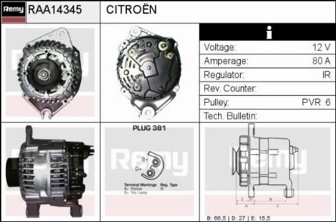 Remy RAA14345 - Alternatore autozon.pro