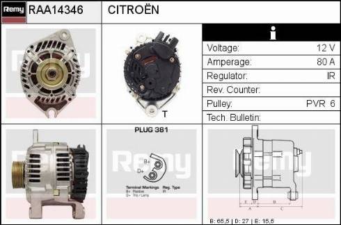 Remy RAA14346 - Alternatore autozon.pro