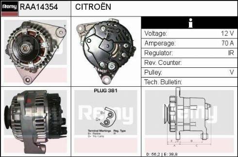 Remy RAA14354 - Alternatore autozon.pro