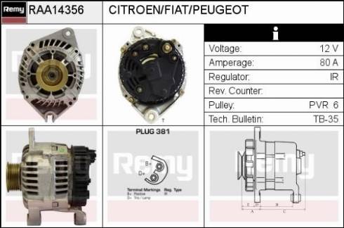 Remy RAA14356 - Alternatore autozon.pro