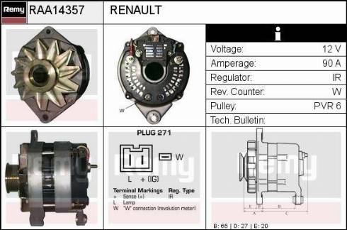 Remy RAA14357 - Alternatore autozon.pro