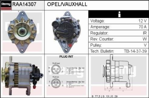 Remy RAA14307 - Alternatore autozon.pro