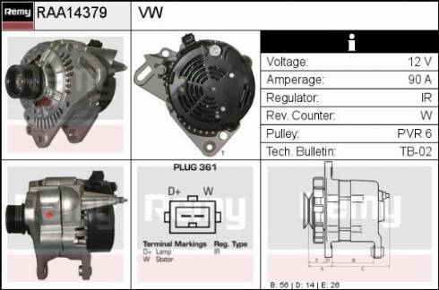 Remy RAA14379 - Alternatore autozon.pro