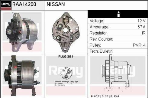 Remy RAA14200 - Alternatore autozon.pro