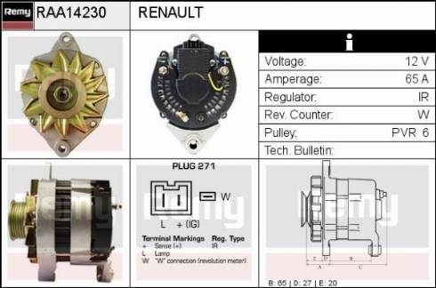 Remy RAA14230 - Alternatore autozon.pro