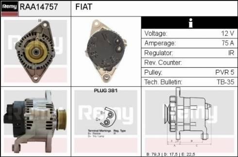 Remy RAA14757 - Alternatore autozon.pro