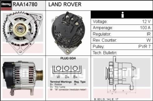 Remy RAA14780 - Alternatore autozon.pro