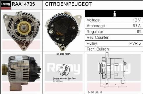 Remy RAA14735 - Alternatore autozon.pro