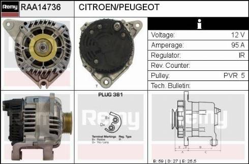 Remy RAA14736 - Alternatore autozon.pro