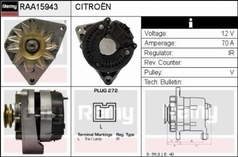 Remy RAA15943 - Alternatore autozon.pro