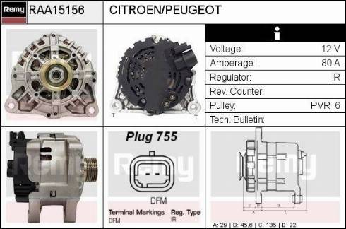 Remy RAA15156 - Alternatore autozon.pro