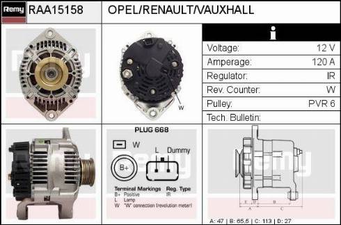 Remy RAA15158 - Alternatore autozon.pro