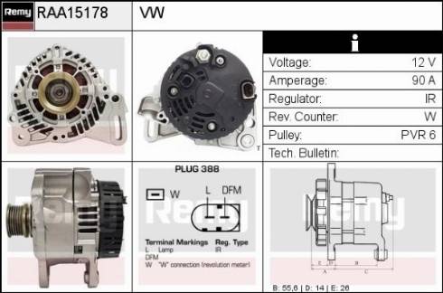 Remy RAA15178 - Alternatore autozon.pro