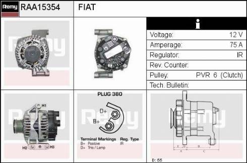 Remy RAA15354 - Alternatore autozon.pro