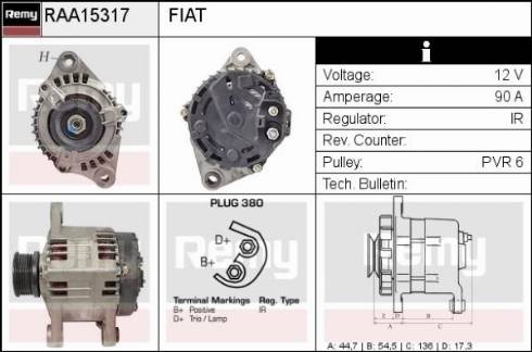 Remy RAA15317 - Alternatore autozon.pro