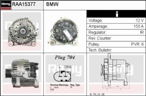 Remy RAA15377 - Alternatore autozon.pro