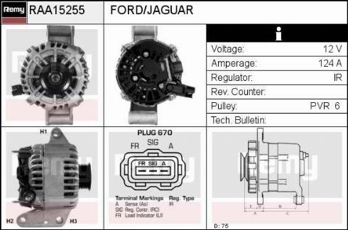 Remy RAA15255 - Alternatore autozon.pro