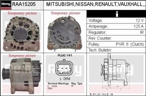 Remy RAA15205 - Alternatore autozon.pro