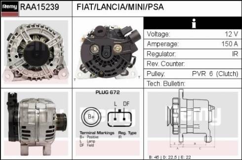 Remy RAA15239 - Alternatore autozon.pro