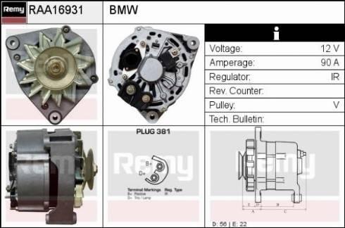 Remy RAA16931 - Alternatore autozon.pro