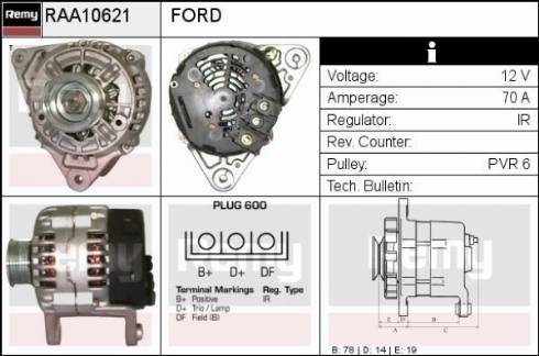 Remy RAA10621 - Alternatore autozon.pro